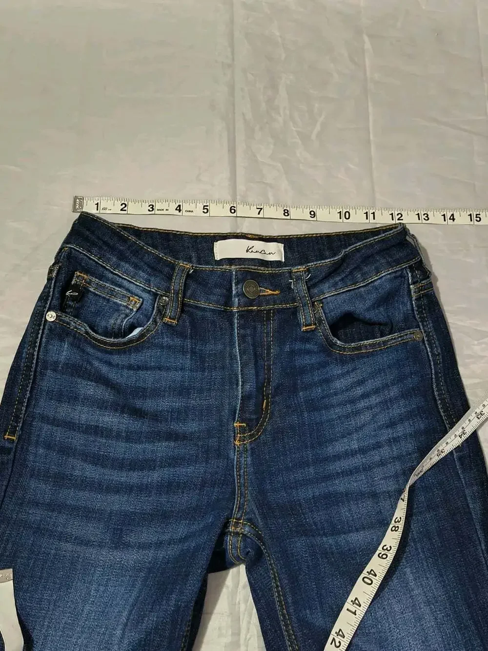 Kancan Mid Rise Dark Wash Flare Jeans Women's Size 3/25